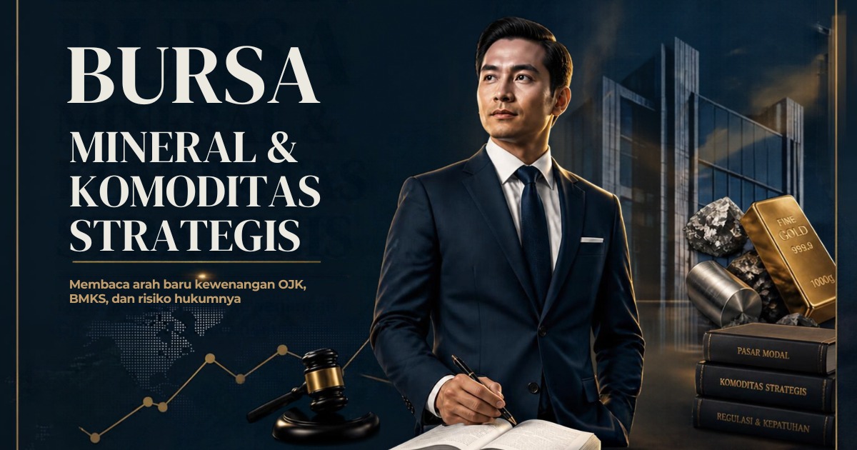 LAHIRNYA BURSA MINERAL DAN KOMODITAS STRATEGIS